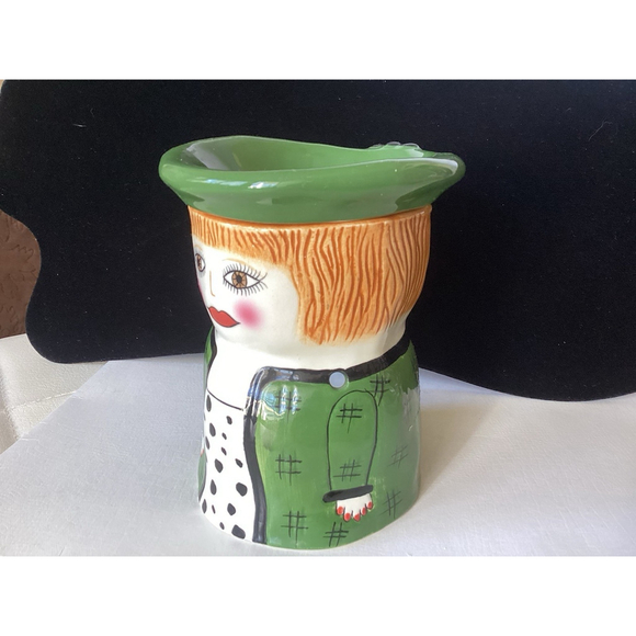 Bella Casa Wax Warmer “Jade" Lady Figurine Susan Paley Ganz Vntg Home Fragrance - Picture 6 of 10